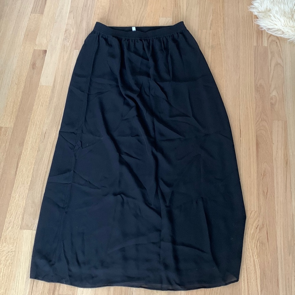 Halogen long flowing skirt